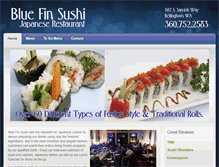 Tablet Screenshot of bluefinbellingham.com